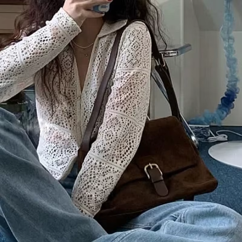 Matte Leather Large Capacity Handbag Female Underarm Shoulder Bag Fashion Messenger Crossbody Bags for Women Luxury Design Totes